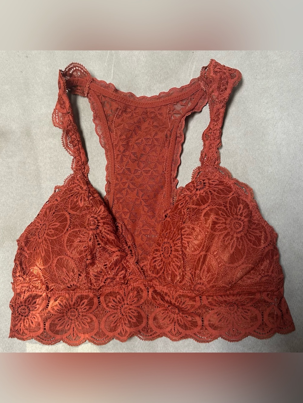 aerie lace racerback bralette, size M/34A